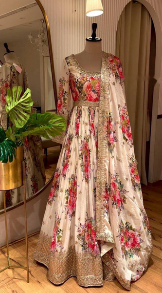 Satin Silk Lehenga Set