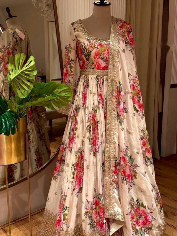 Satin Silk Lehenga Set