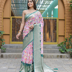 Banarasi Viscose Georgette Silk Saree