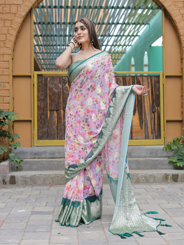 Banarasi Viscose Georgette Silk Saree