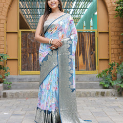 Banarasi Viscose Georgette Silk Saree