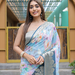 Banarasi Viscose Georgette Silk Saree