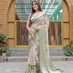 Banarasi Viscose Georgette Silk Saree