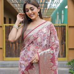 Banarasi Viscose Georgette Silk Saree