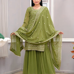 Georgette Embroidered suit