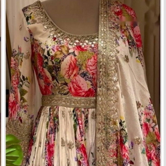 Satin Silk Lehenga Set