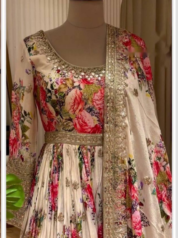 Satin Silk Lehenga Set