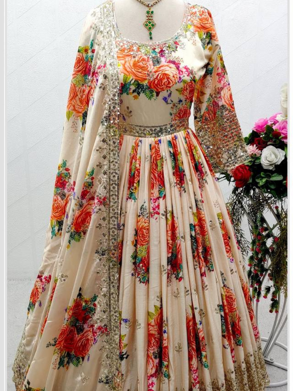 Satin Silk Lehenga Set