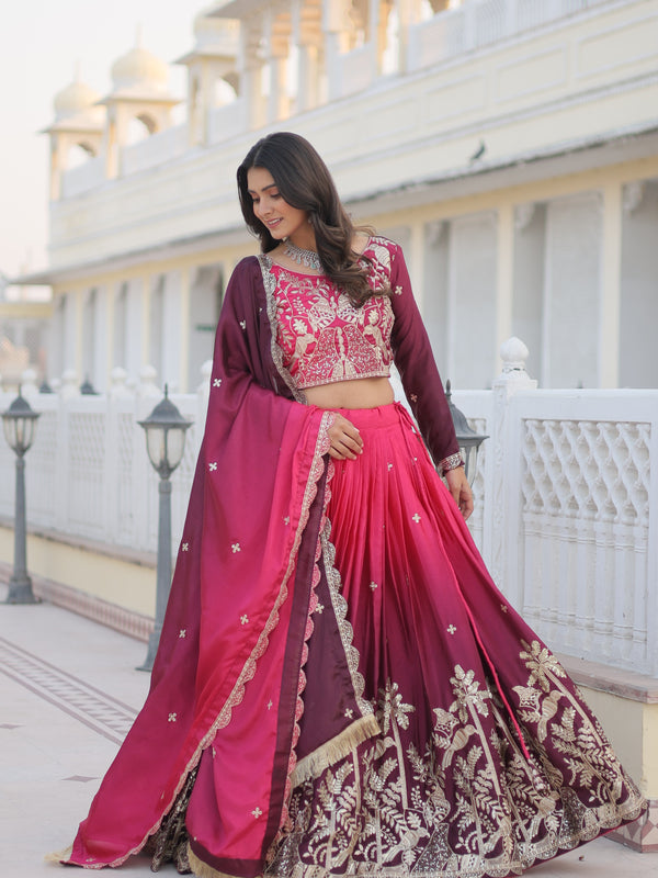 Royal Zari Ombre Lehenga