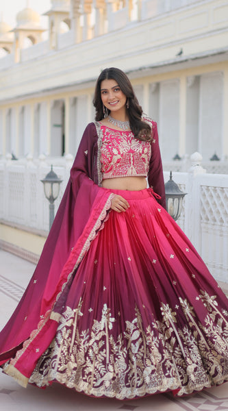 Royal Zari Ombre Lehenga