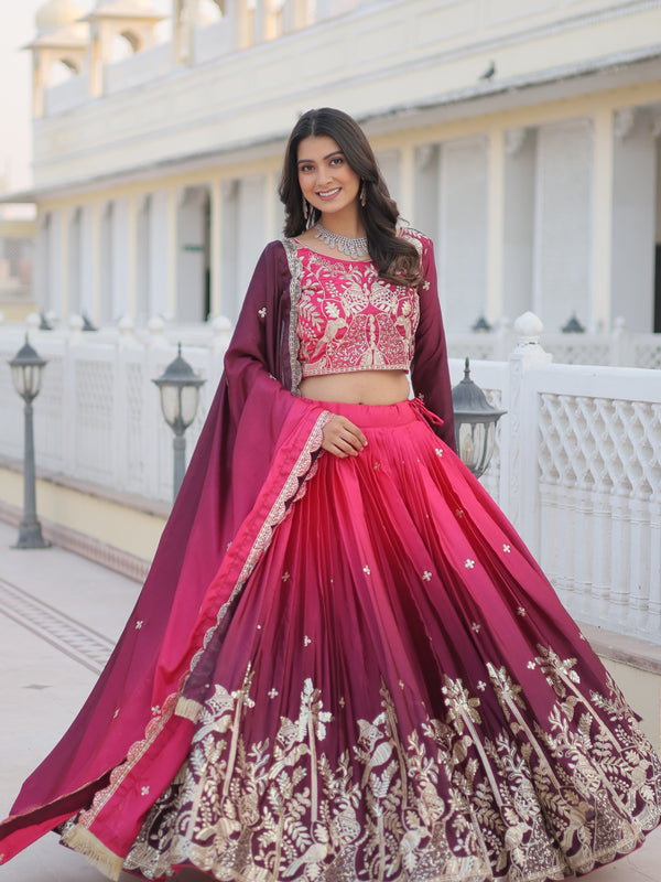 Royal Zari Ombre Lehenga