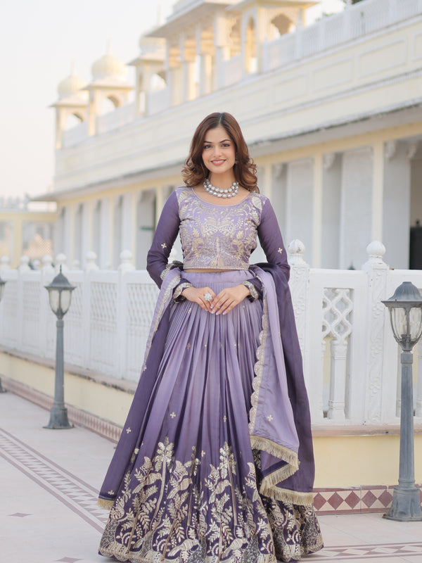 Royal Zari Ombre Lehenga