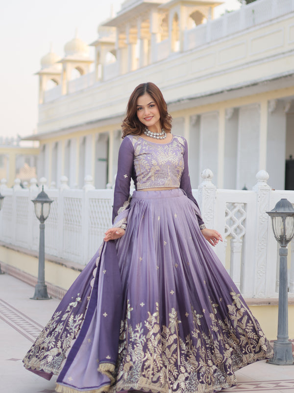 Royal Zari Ombre Lehenga