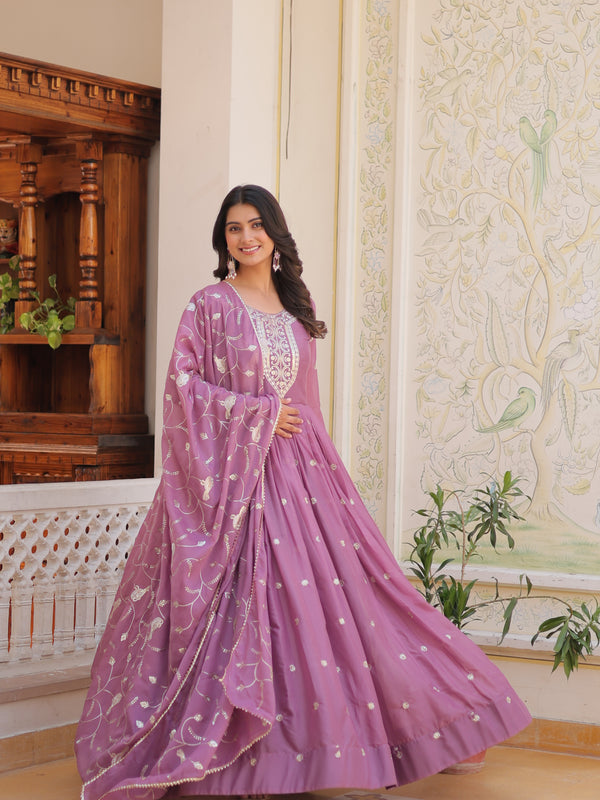 Bead Moti Embroidered Lehenga