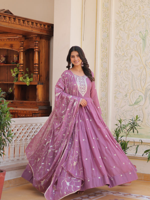 Bead Moti Embroidered Lehenga