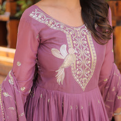 Bead Moti Embroidered Lehenga