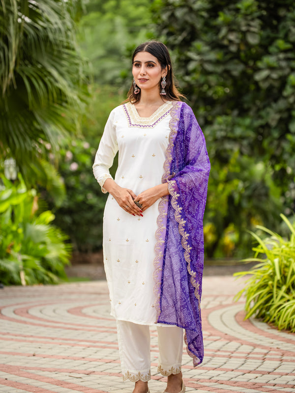 White Embroidered Dresses
