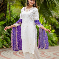 White Embroidered Dresses