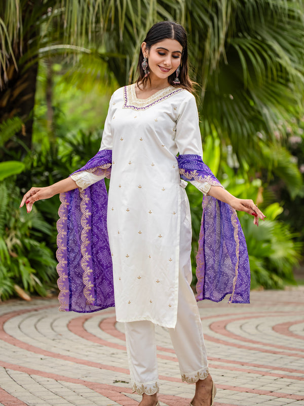White Embroidered Dresses