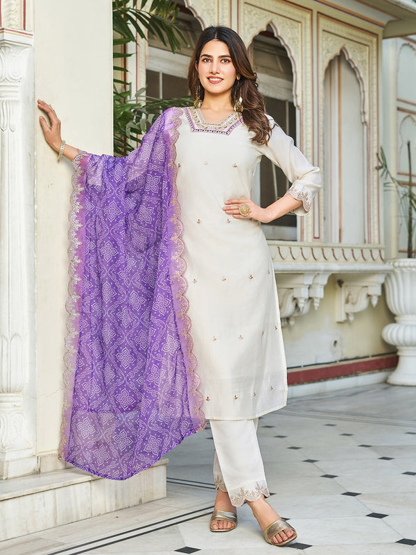 White Embroidered Dresses