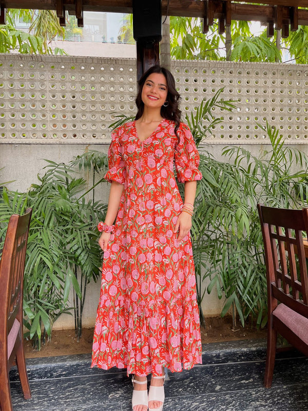 Digital Print Designer Gown