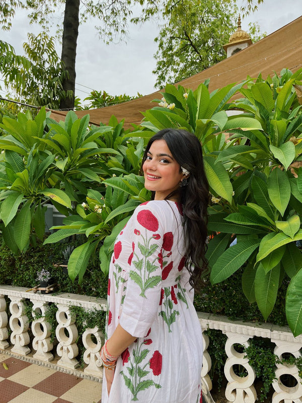 Women Floral Maxi Gown