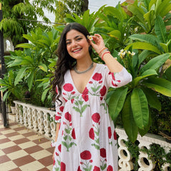 Women Floral Maxi Gown
