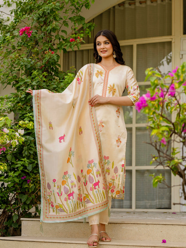 Viscose Assam Silk Dresses