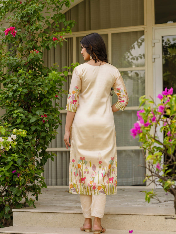 Viscose Assam Silk Dresses