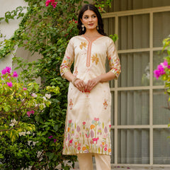 Viscose Assam Silk Dresses