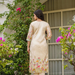 Viscose Assam Silk And Embroidared Beads Work Dresses