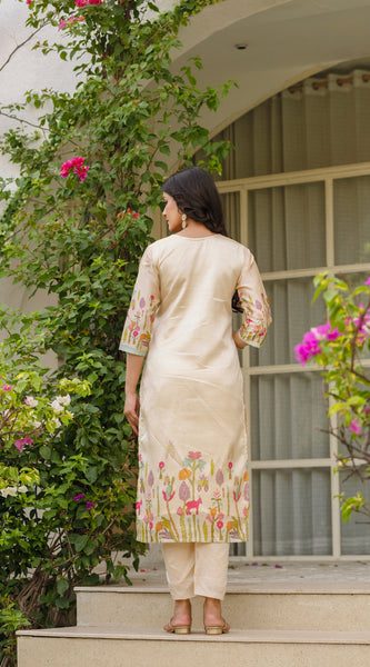 Viscose Assam Silk And Embroidared Beads Work Dresses