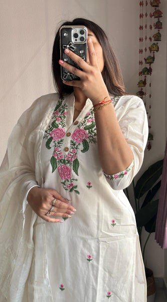 Khadi Cotton Embroidery Dresses