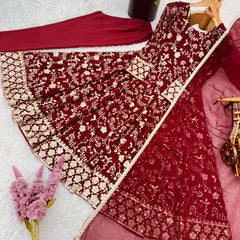 Embroidered Sequin Designer Anarkali Lehenga