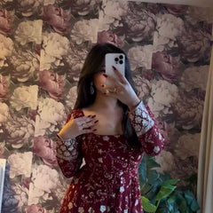 Embroidered Sequin Designer Anarkali Lehenga