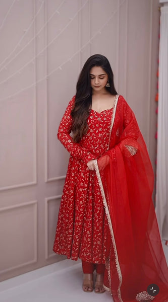 Festive Glam Anarkali Ensemble Lehenga