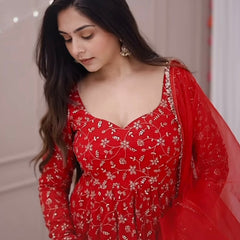 Festive Glam Anarkali Ensemble Lehenga