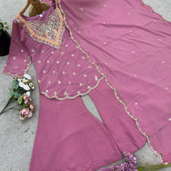 Ensemble in Simar Silk Indo Western