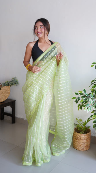 Heavy Organza All Over Gotapatti Designe Saree