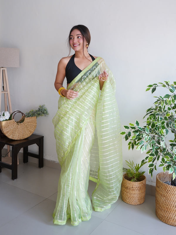 Heavy Organza All Over Gotapatti Designe Saree