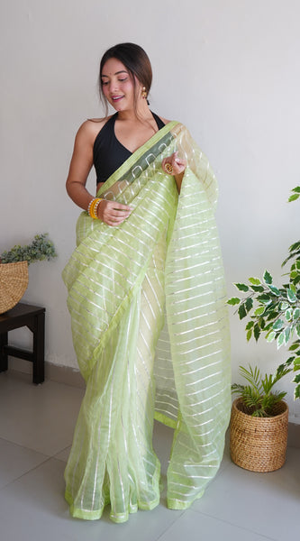 Heavy Organza All Over Gotapatti Designe Saree