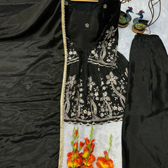 Chinon Silk Party Set Indo Western