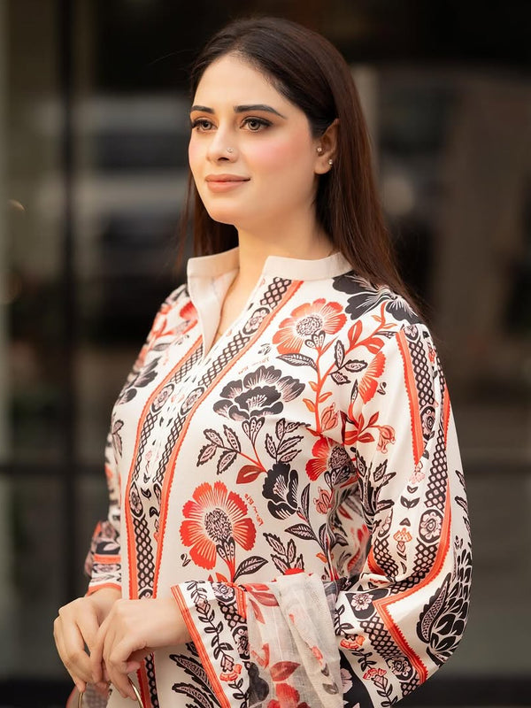 Co-Ord Sets Look pur American crape top with plazzo