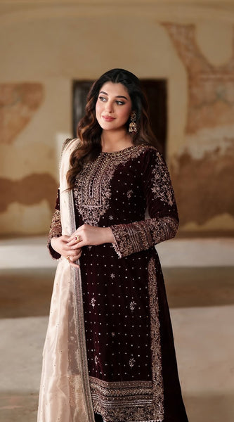 Luxurious Velvet Look Dresses