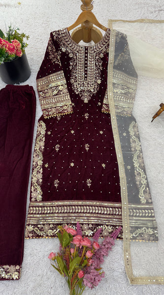 Luxurious Velvet Look Dresses