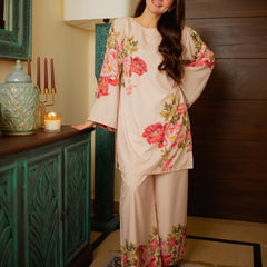 Natural Crepe Top & plazzo Co-ord Sets