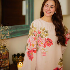 Natural Crepe Top & plazzo Co-ord Sets