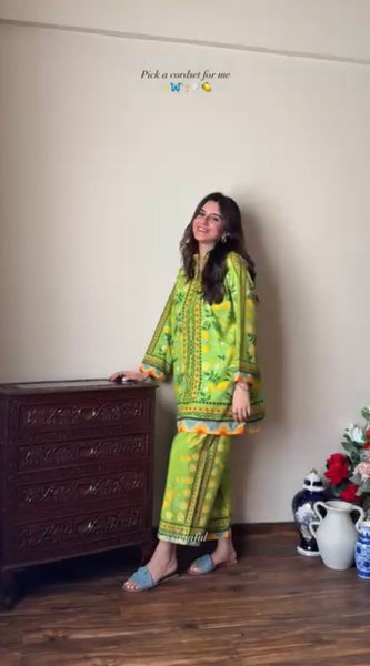 Natural Crepe Top & plazzo Co-ord Sets