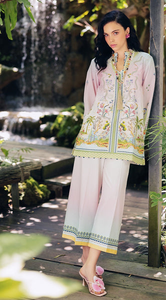 Natural Crepe Top & plazzo Co-ord Sets