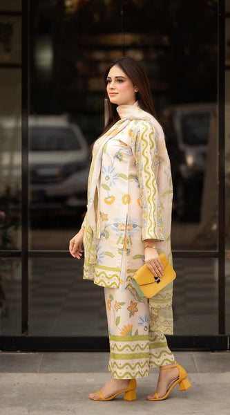 Pur Natural Crepe  Designer Co-Ord Sets